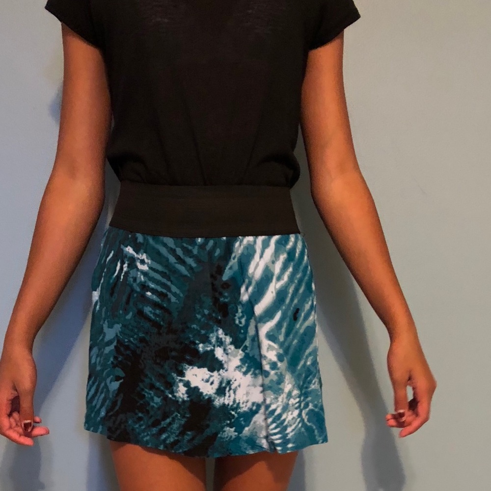 21 Blue Mini Skirt